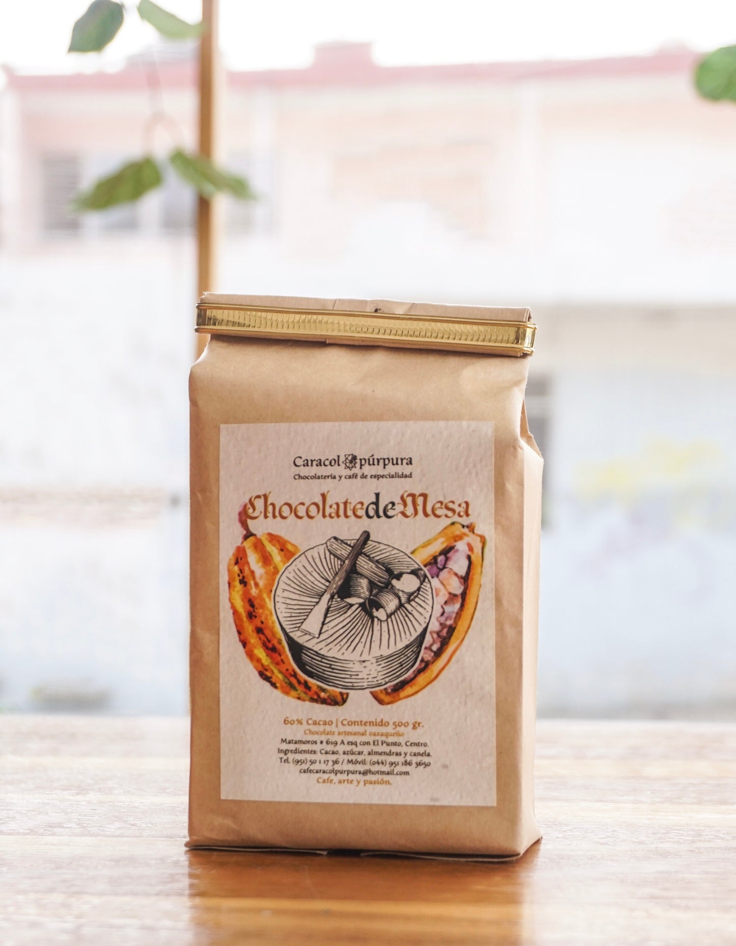 Chocolate de mesa 60% cacao